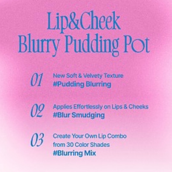 fwee BOSS Lip & Cheek Blurry Pudding Pot | NEW | MV05 | K-Beauty - Picture 6 of 16